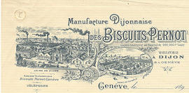 Genève. Châtelaine. Usine Biscuits Pernot